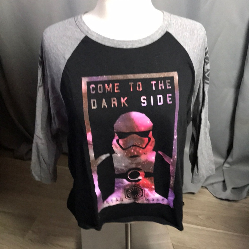 Come To The Dark Side Baseball Tee